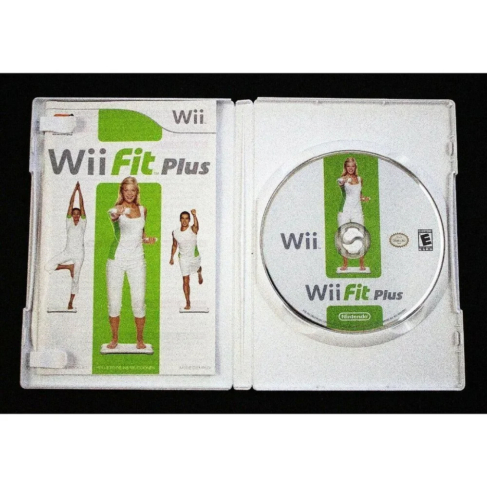 Nintendo Wii Plus Fit Fitness‎ Game Complete w/ Manual Tested